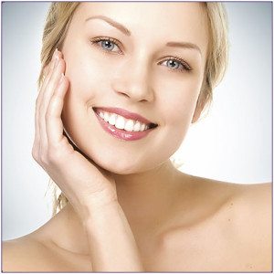 facial treatment patient