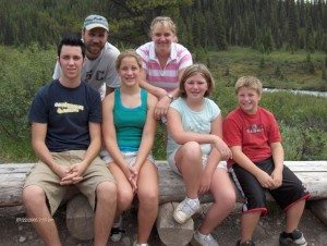 Dr. Birchall and his family