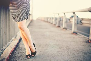 Cellulite treatment patient